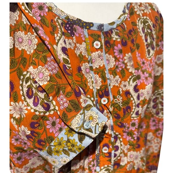 Weekend Max Mara “Siro” Silk Maxi Shirt Dress NWT Size 14 (US) / 48 (IT) - Picture 5 of 8